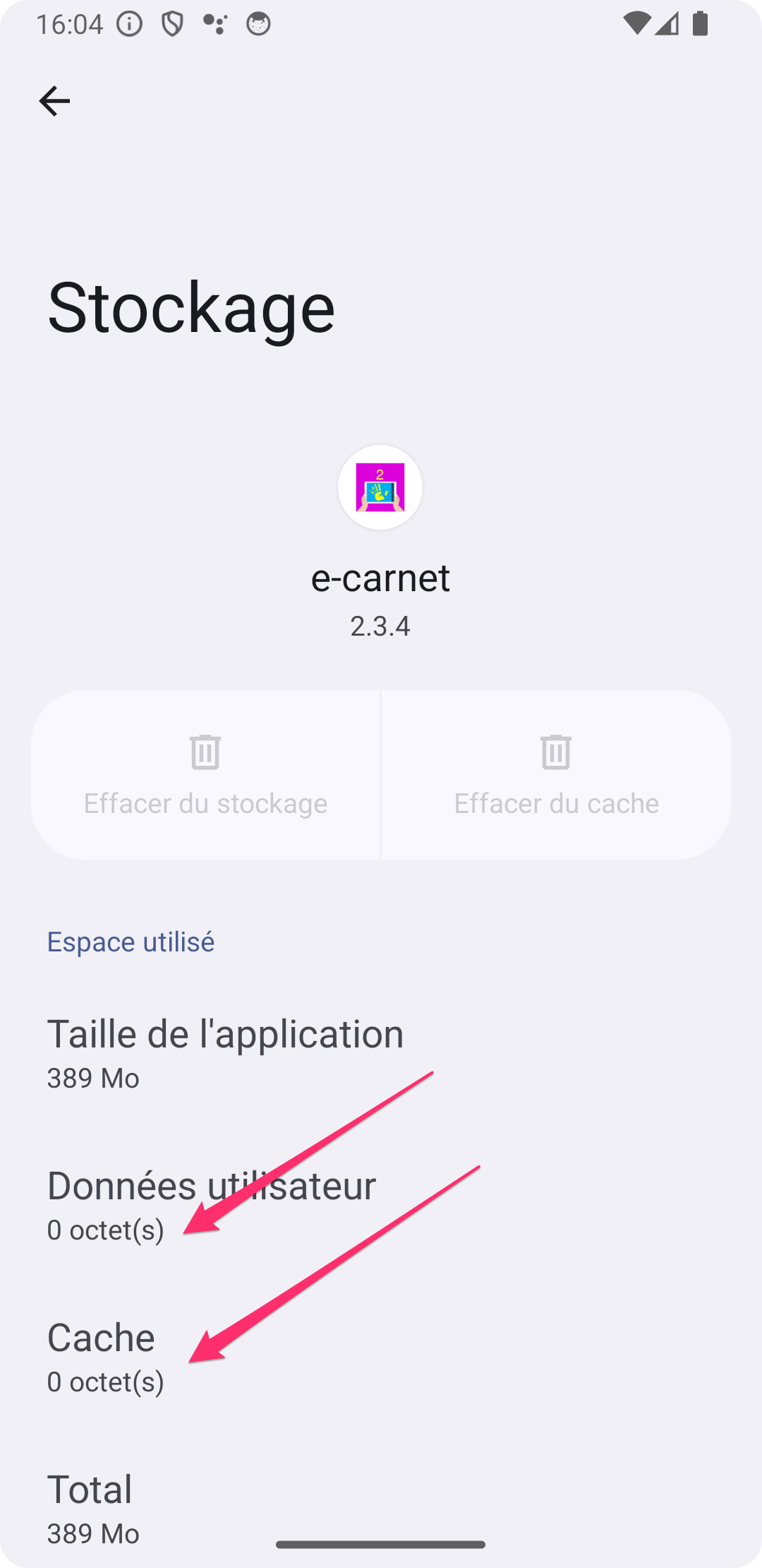 résultats du nettoayage